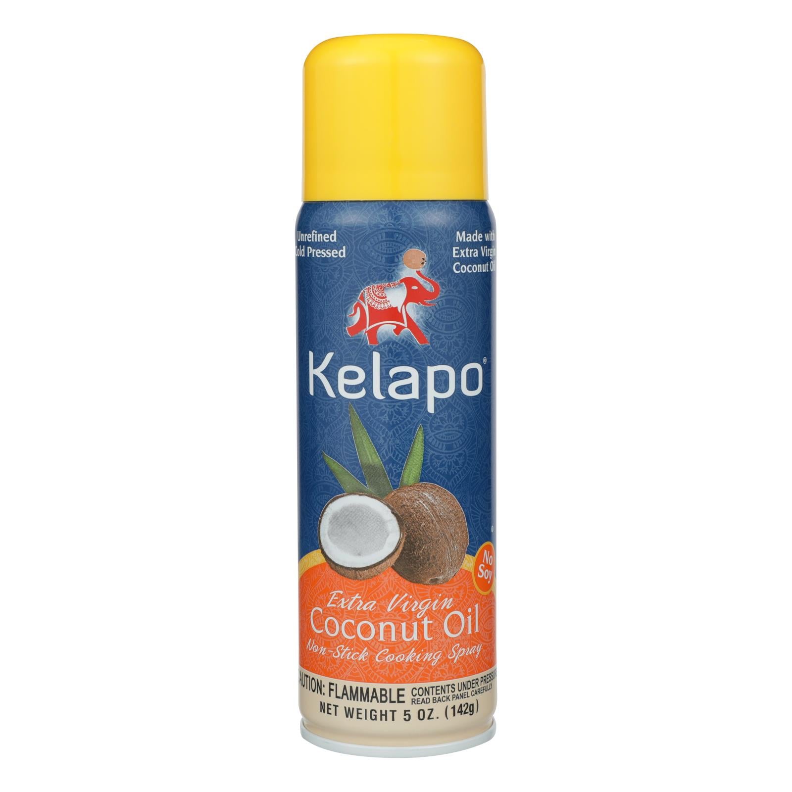 Kelapo, Kelapo Extra Virgin Coconut Oil Cooking Spray - Case of 6 - 5 Fl oz. (Pack of 6)