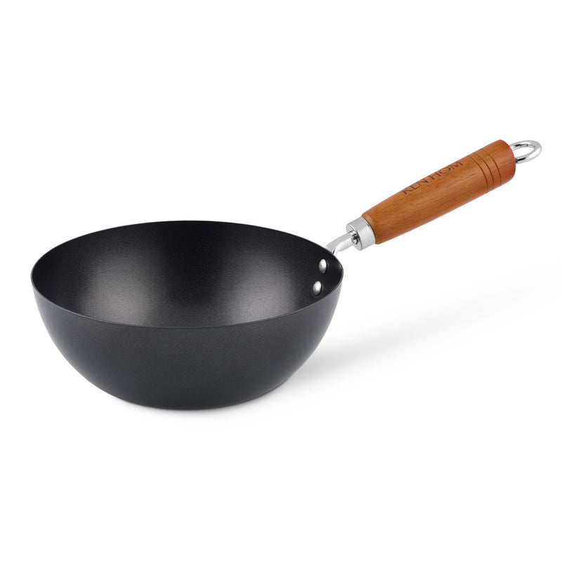 ZYLISS USA CORP, Ken Hom Classic Carbon Steel Wok 8 in.   Black