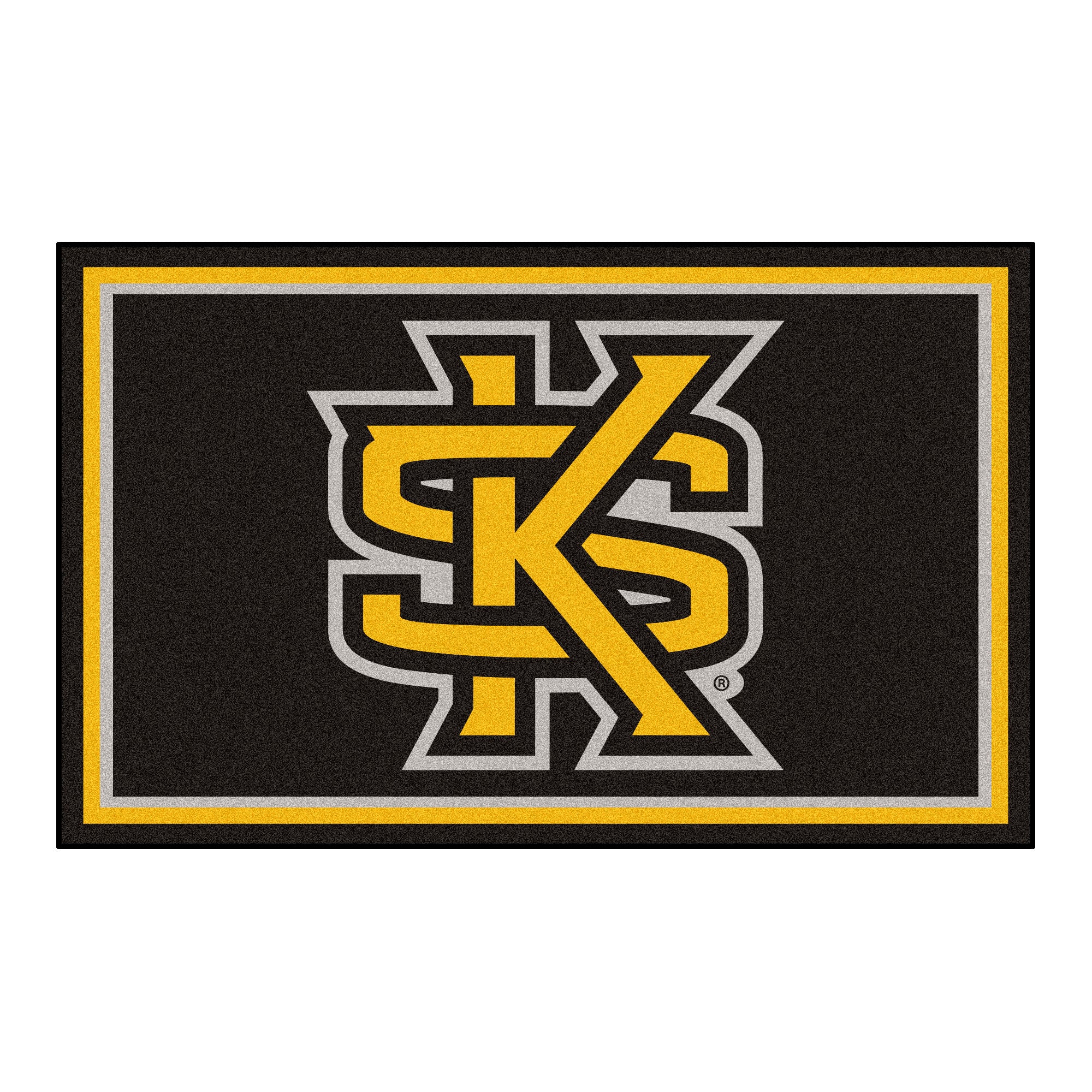 FANMATS, Kennesaw State University 4ft. x 6ft. Plush Area Rug