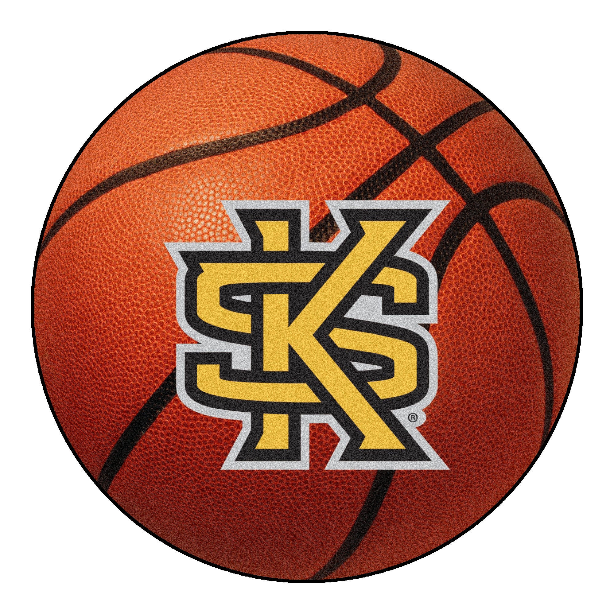 FANMATS, Kennesaw State University Basketball Rug - 27in. Diameter