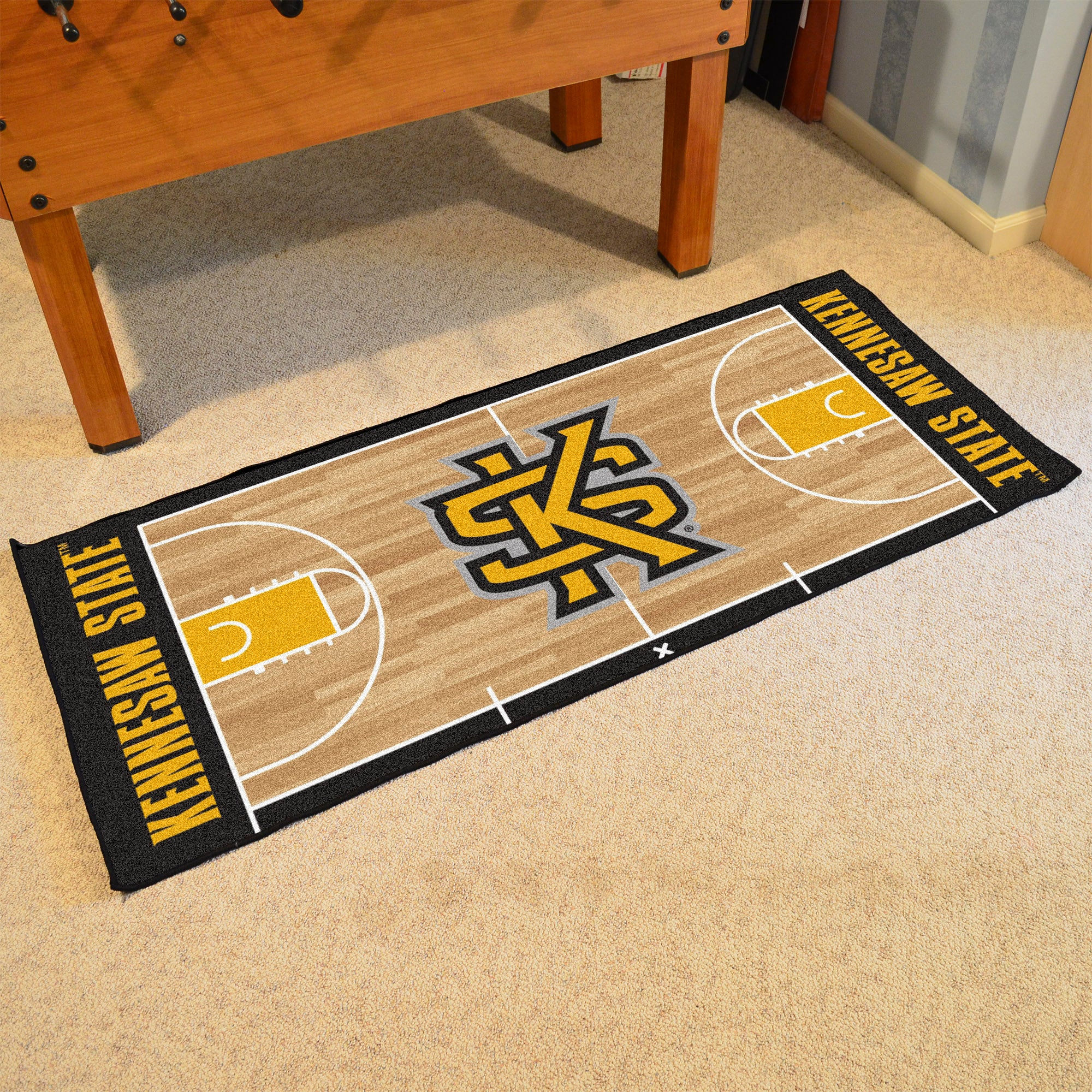 FANMATS, Kennesaw State University Court Runner Rug - 30in. x 72in.