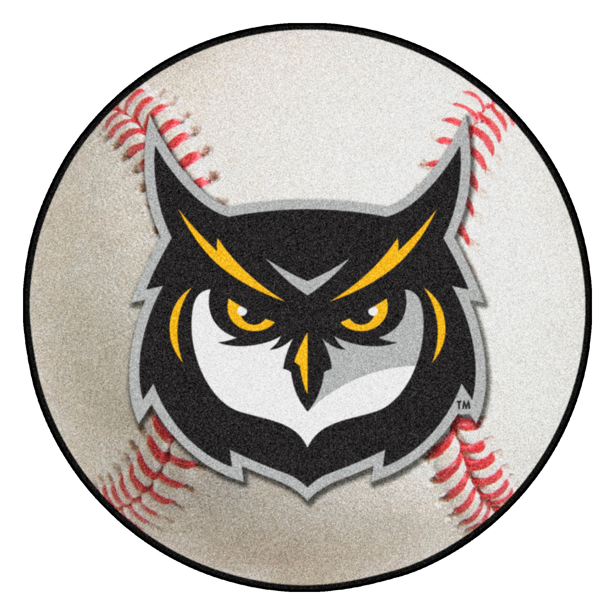 FANMATS, Kennesaw State University Owls Baseball Rug - 27in. Diameter