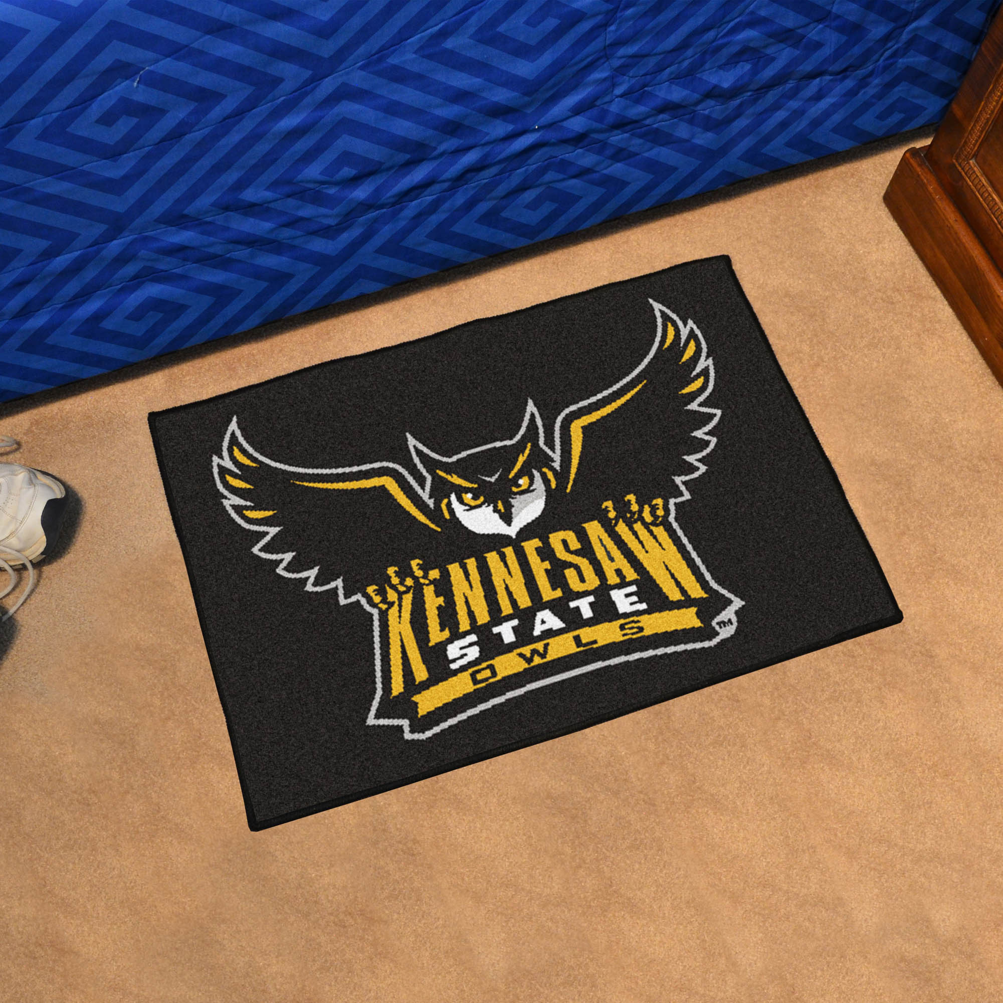 FANMATS, Kennesaw State University Owls Rug - 19in. x 30in.