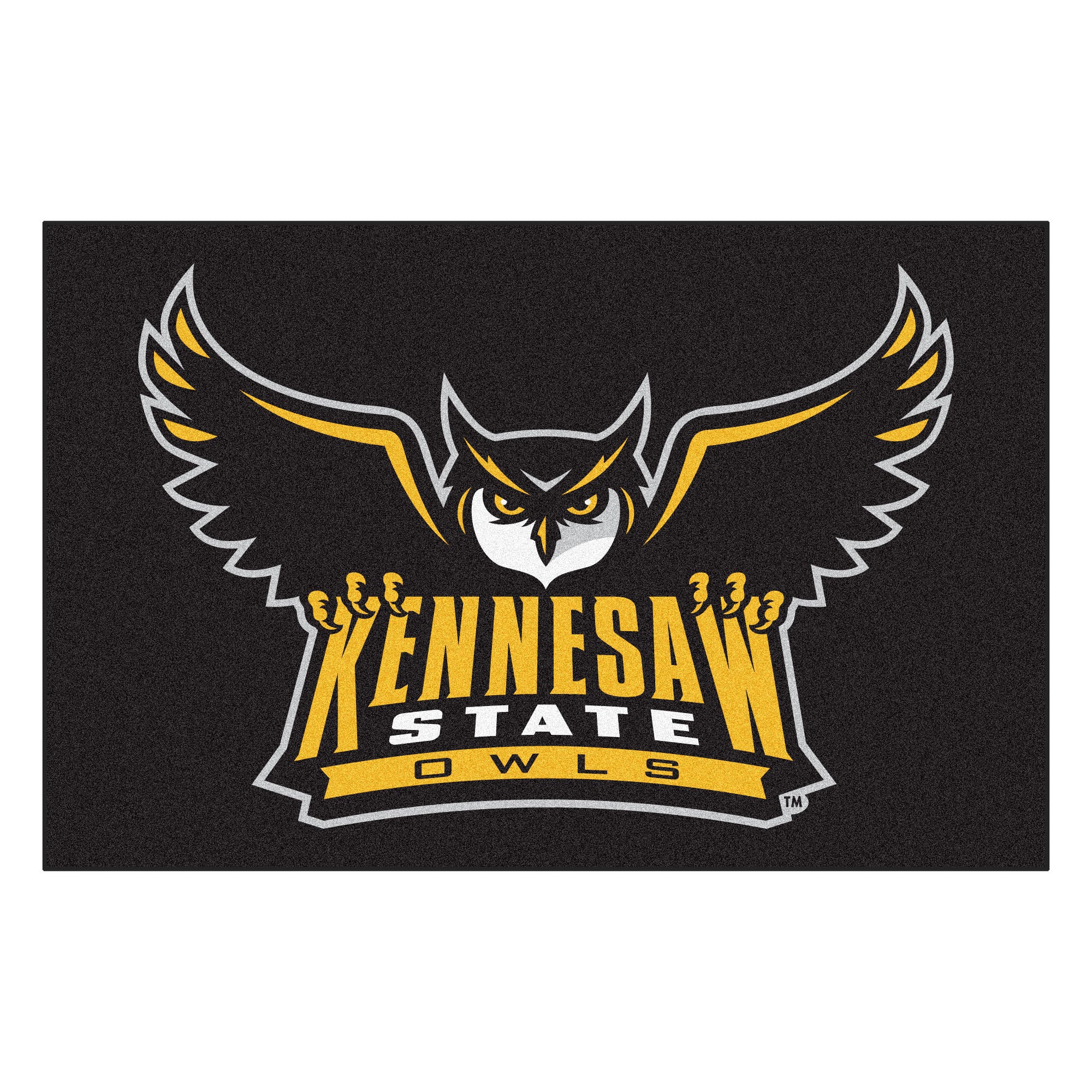 FANMATS, Kennesaw State University Owls Rug - 19in. x 30in.