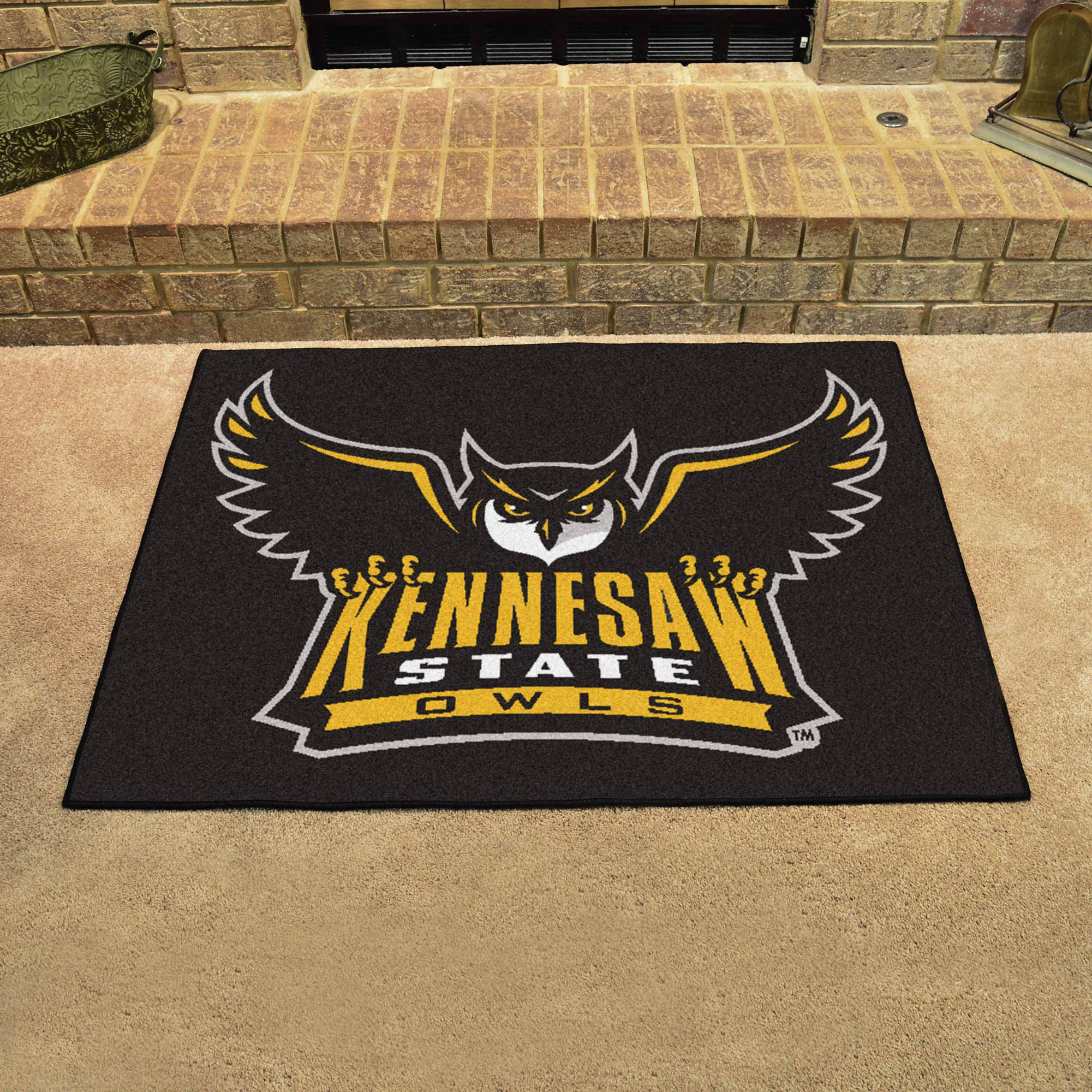 FANMATS, Kennesaw State University Owls Rug - 34 in. x 42.5 in.