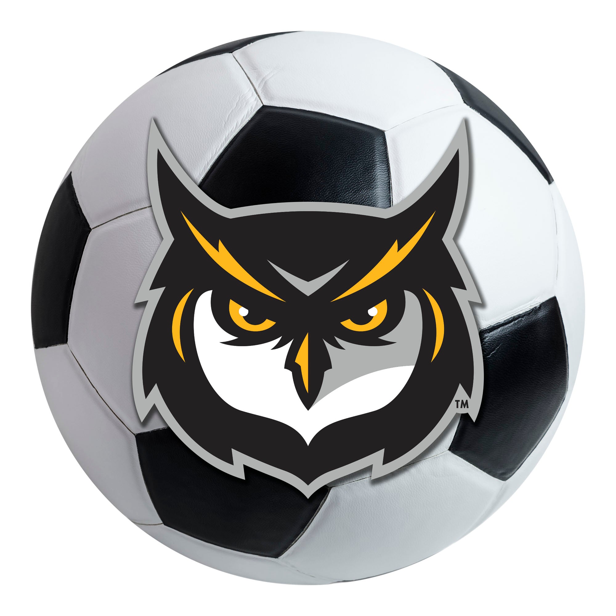 FANMATS, Kennesaw State University Owls Soccer Ball Rug - 27in. Diameter