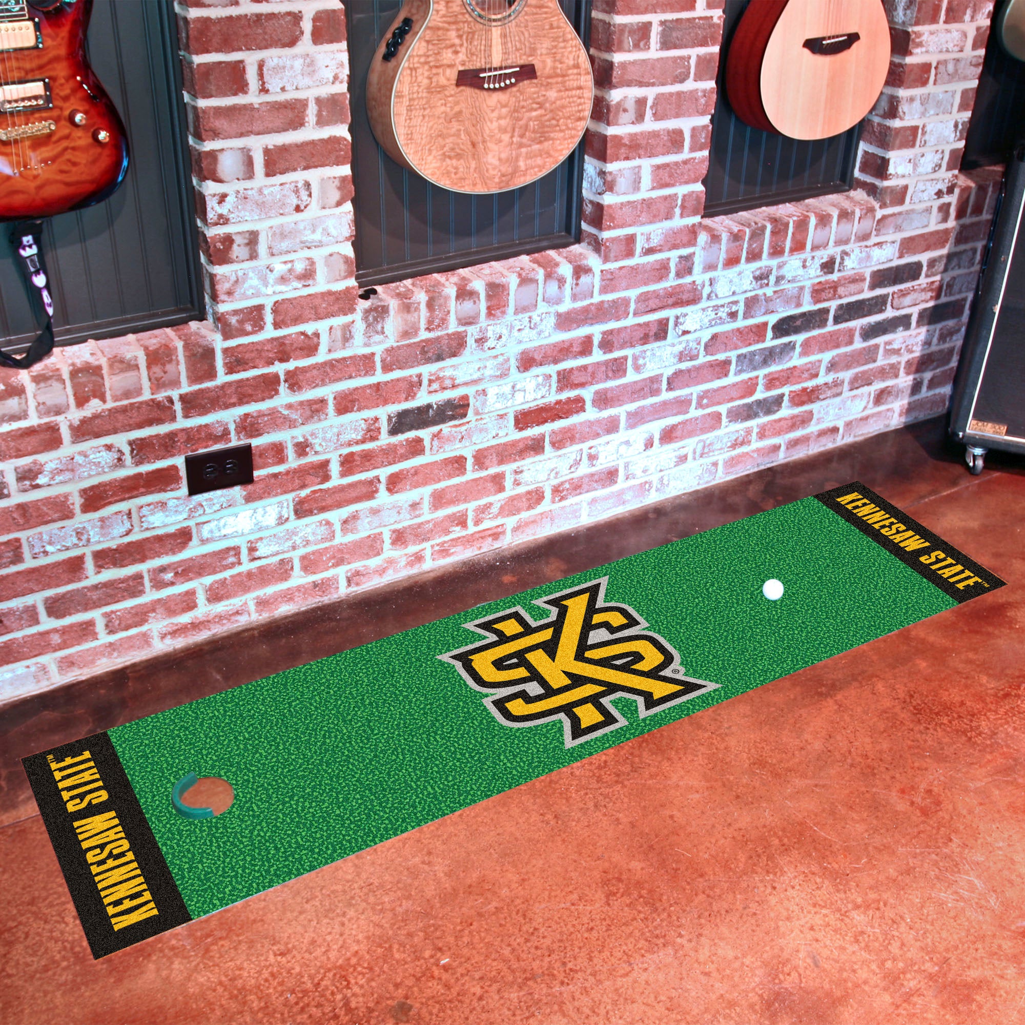 FANMATS, Kennesaw State University Putting Green Mat - 1.5ft. x 6ft.