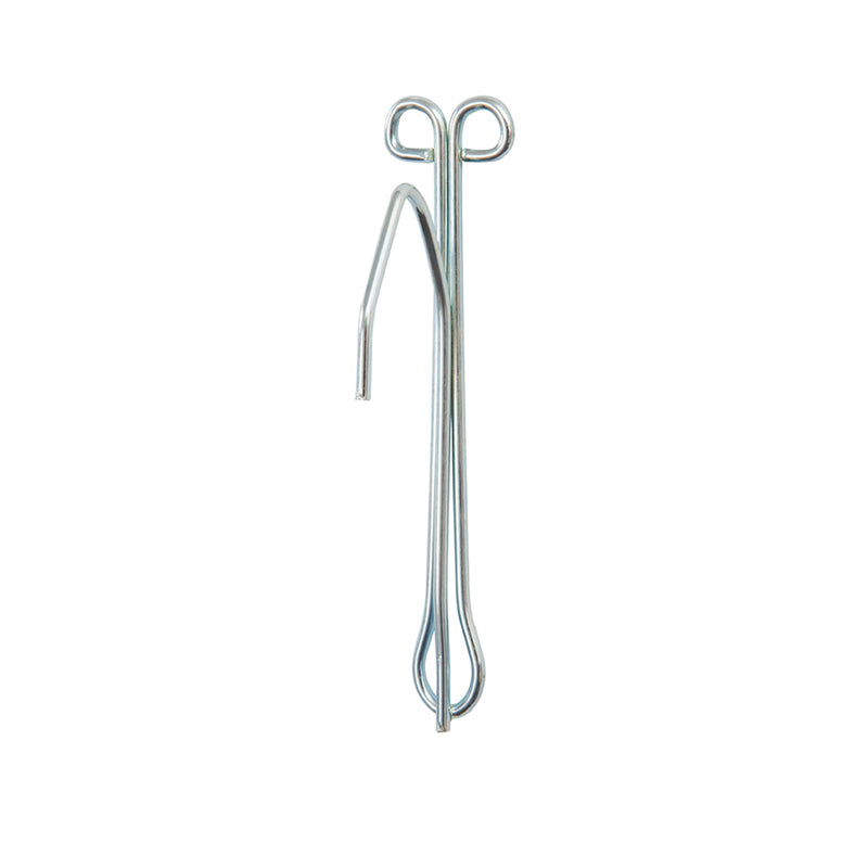 KENNEY MANUFACTURING COMPANY, Kenney Chrome Silver Pin On Hook 3 in. L