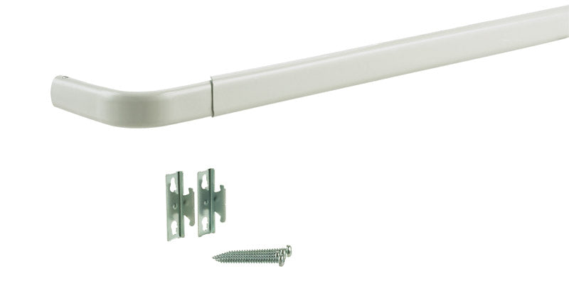 KENNEY MANUFACTURING COMPANY, Kenney Enamel White Curtain Rod 18 in. L X 28 in. L