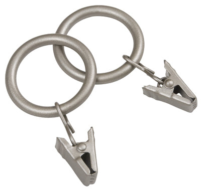 KENNEY MANUFACTURING COMPANY, Kenney Pewter Clip Ring 5/8 in. L X 3/4 in. L