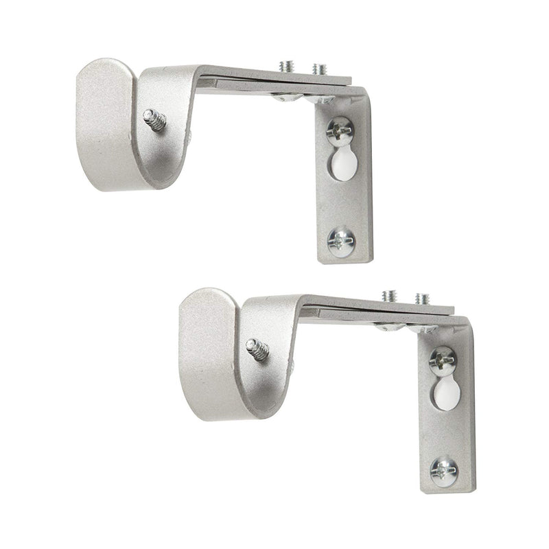 KENNEY MANUFACTURING COMPANY, Kenney Satin Nickel Silver Adjustable Bracket 3/4 in. L