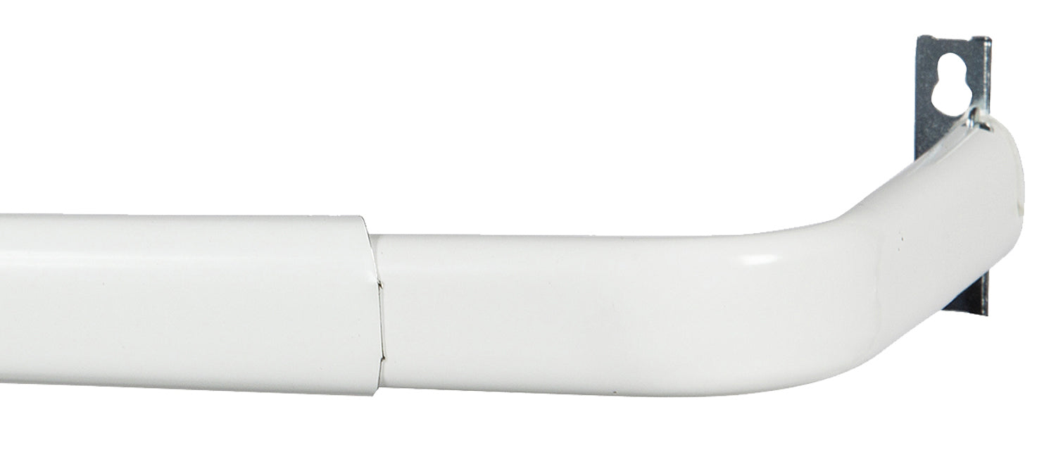 KENNEY MANUFACTURING COMPANY, Kenney White Curtain Rod 80 in. L X 120 in. L