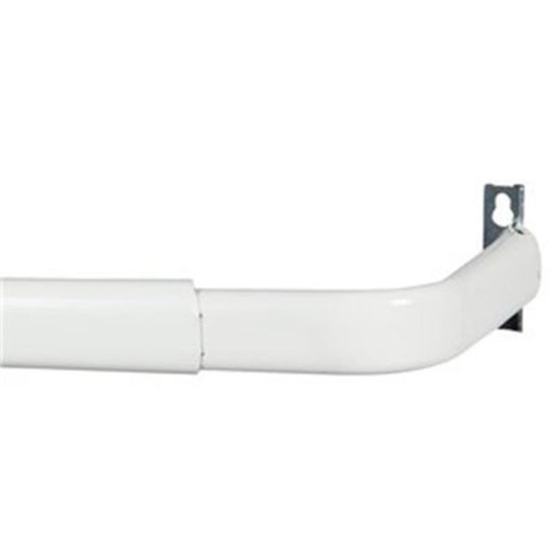 KENNEY MANUFACTURING COMPANY, Kenney White Curtain Rod 80 in. L X 120 in. L