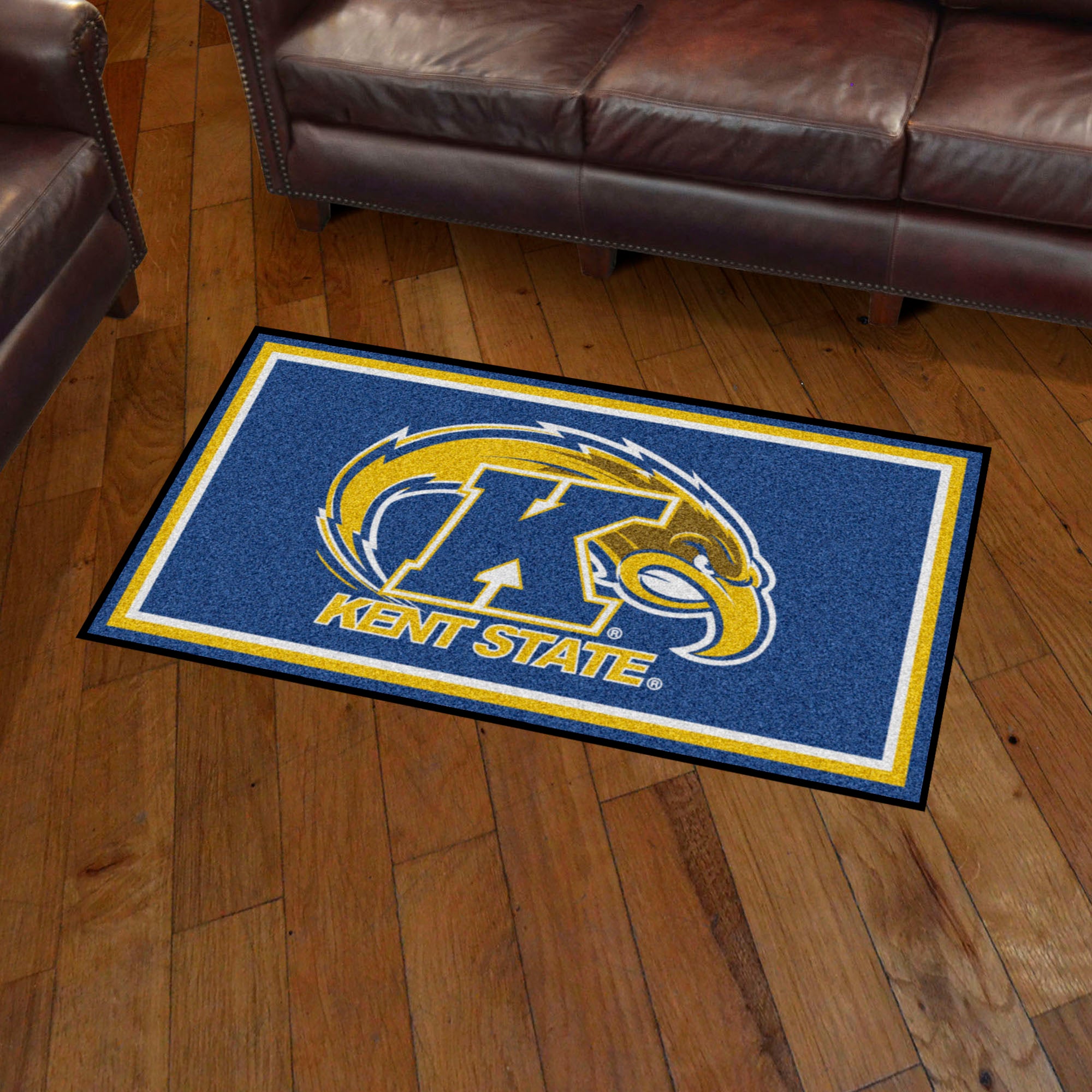 FANMATS, Kent State University 3ft. x 5ft. Plush Area Rug