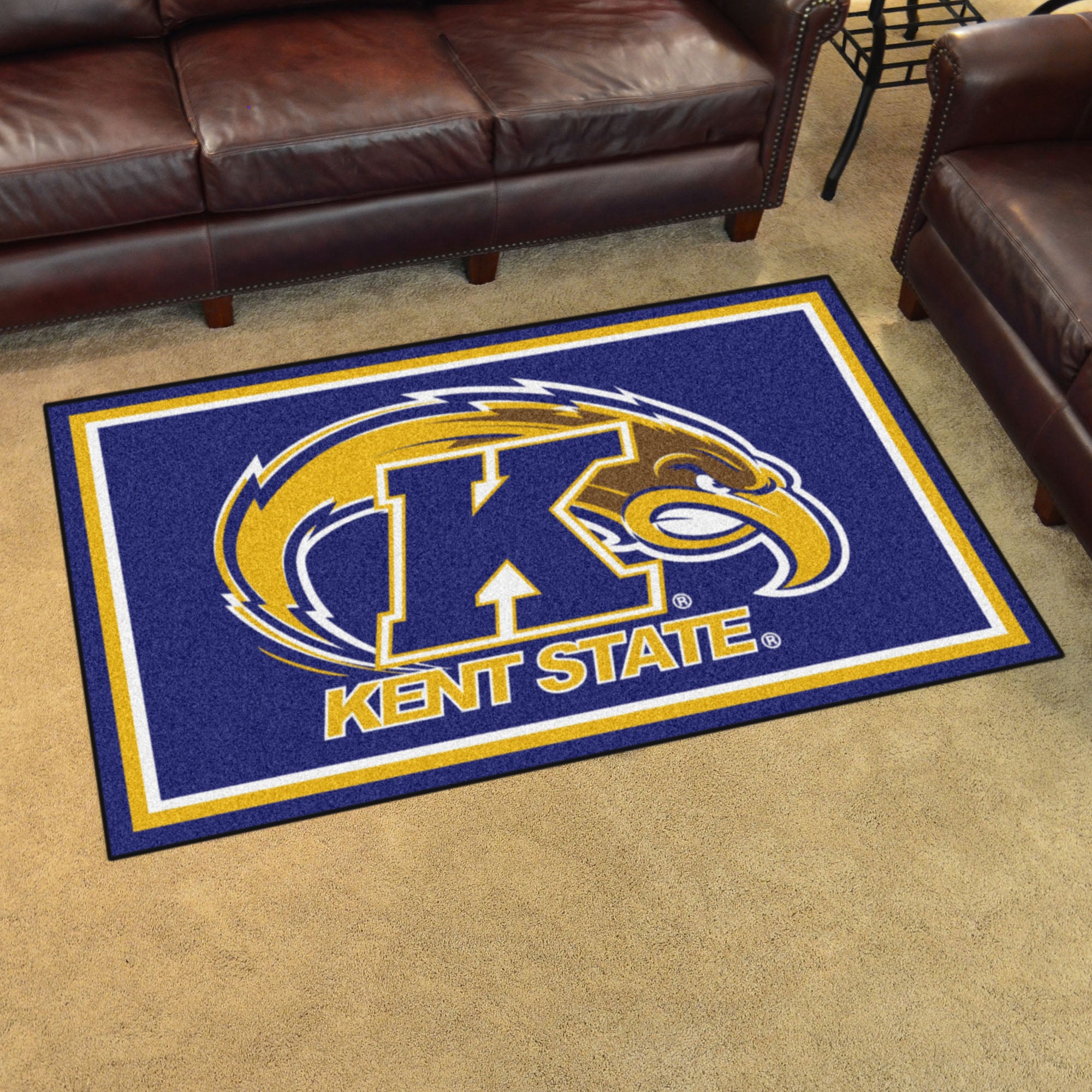 FANMATS, Kent State University 4ft. x 6ft. Plush Area Rug