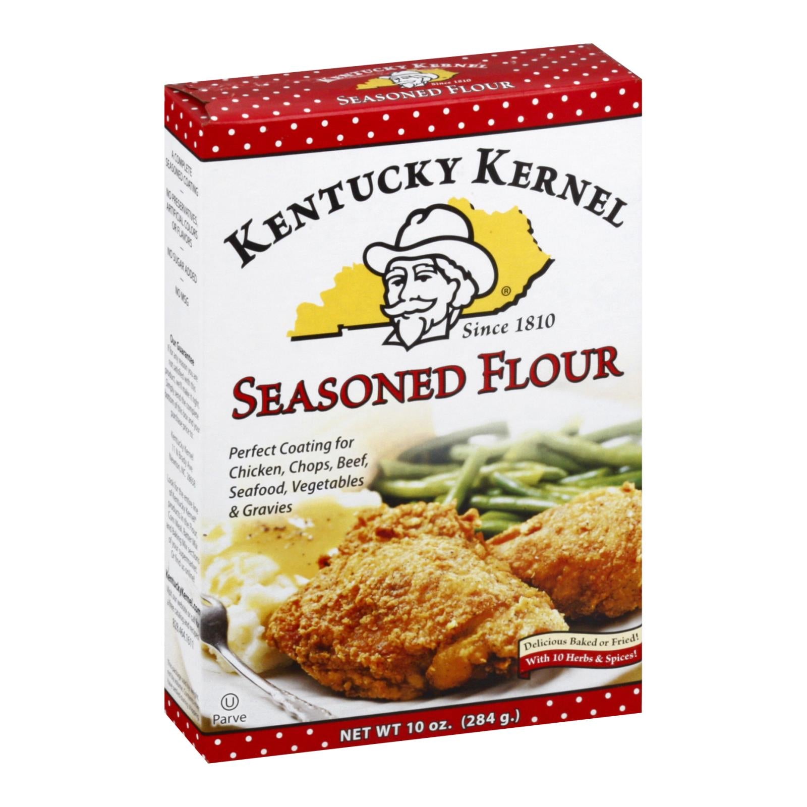 Kentucky Kernel, Kentucky Kernel Seasoned Flour - Case of 12 - 10 oz. (Pack of 12)