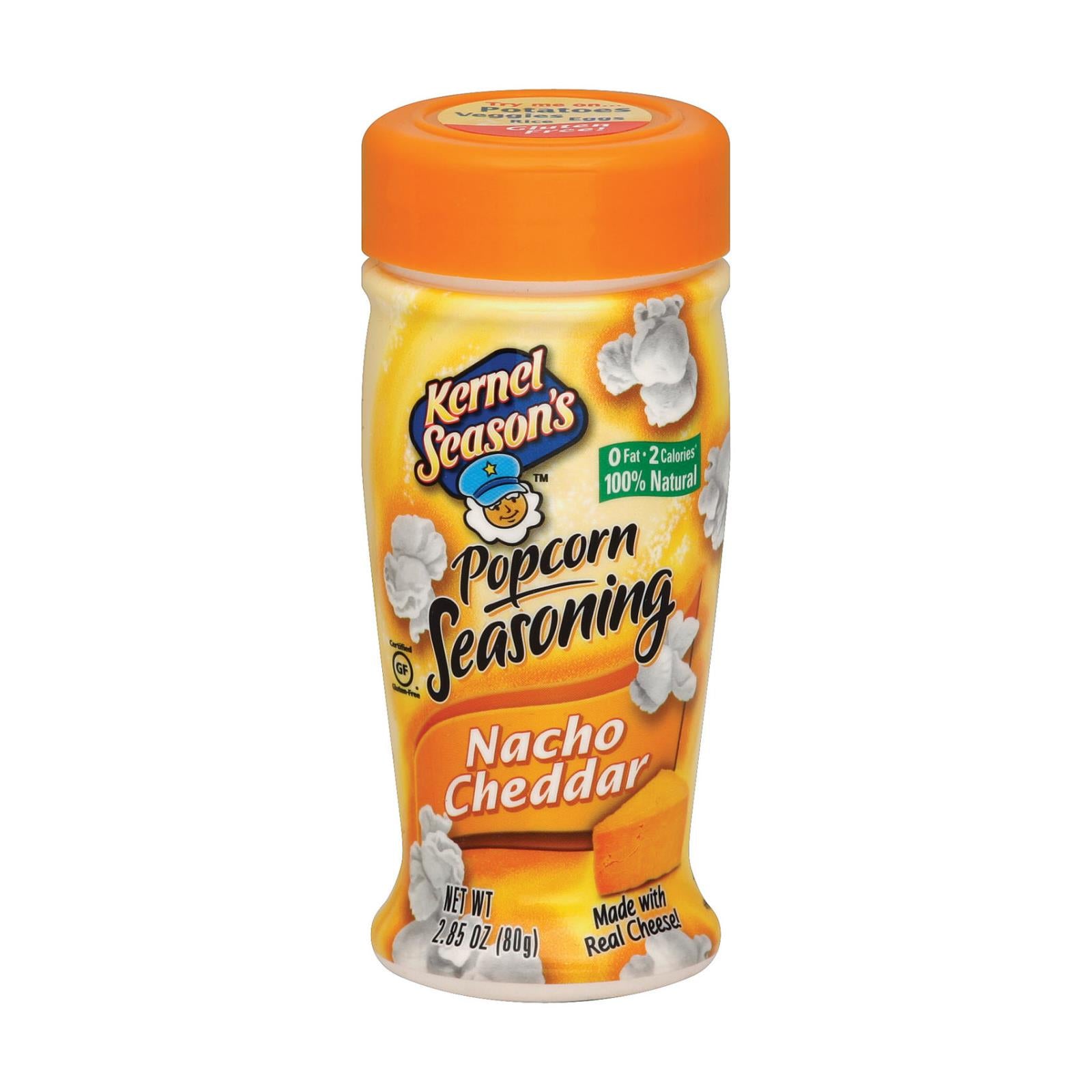 Kernel Seasons, Kernel Seasons Popcorn Seasoning - Nacho Cheddar - Case of 6 - 2.85 oz. (Pack of 6)