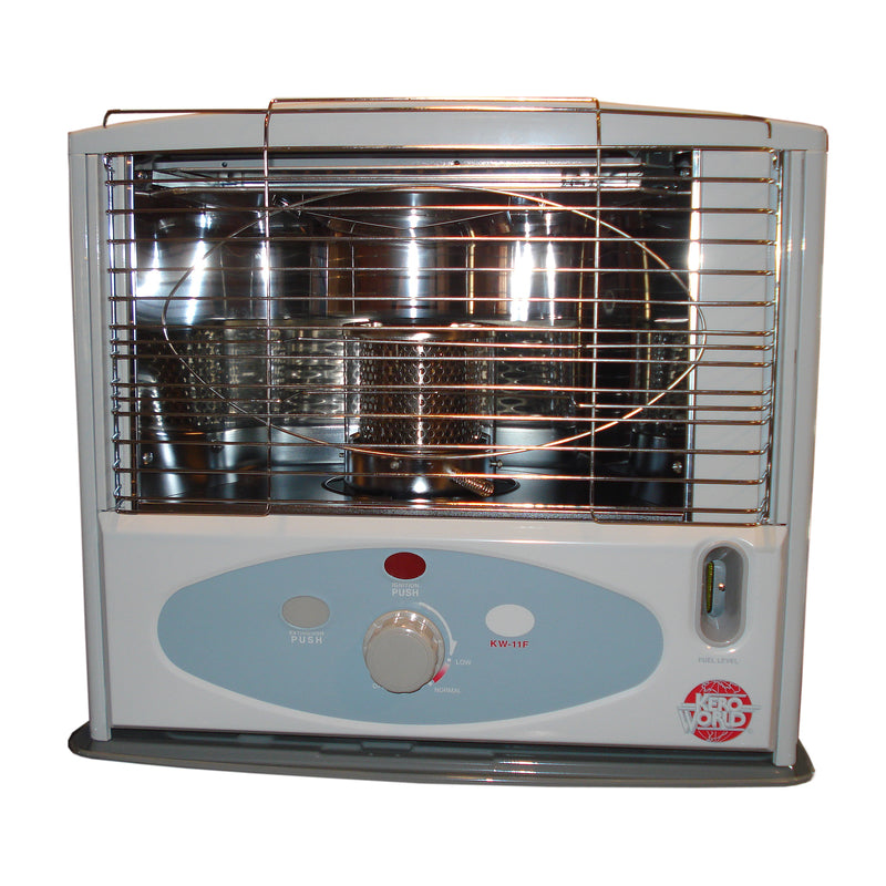 WORLD MARKETING OF AMERICA INC, Kero World 10000 BTU Radiant Style Indoor Kerosene Heater with 1 gal. Removable Tank