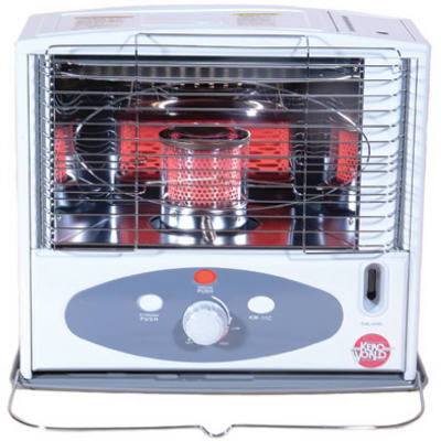 WORLD MARKETING OF AMERICA INC, Kero World 10000 BTU Radiant Style Indoor Kerosene Heater with 1 gal. Removable Tank