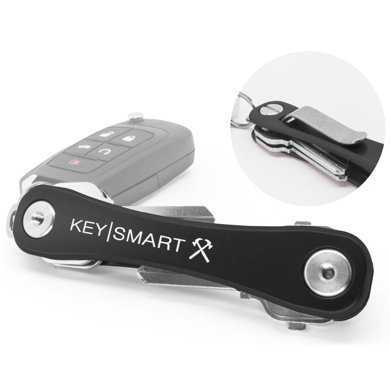 KEYSMART LLC, KeySmart Aluminum Black/Silver Key Holder