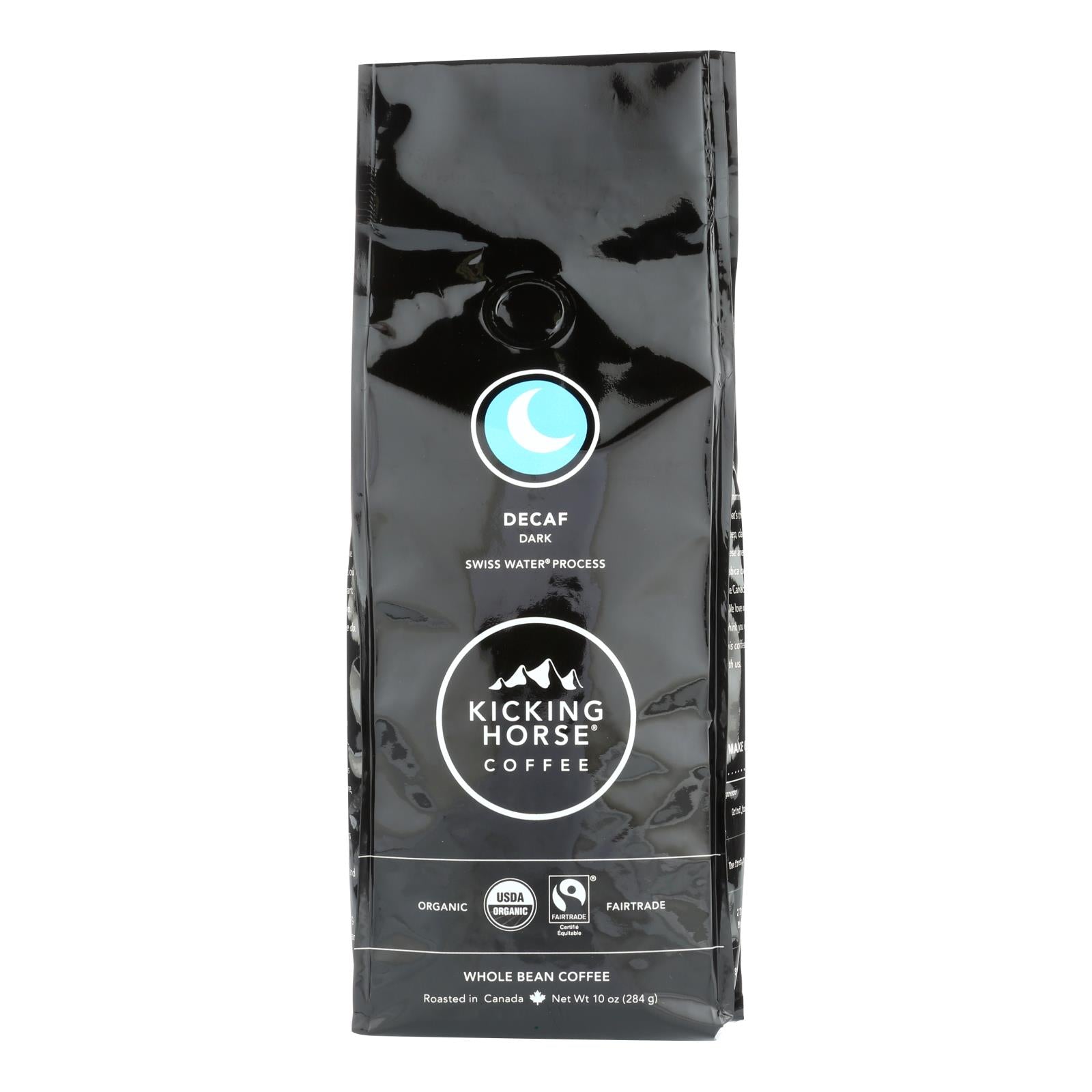 Kicking Horse, Kicking Horse Coffee - Whole Bean - Decaf - Case of 6 - 10 oz. (Pack of 6)