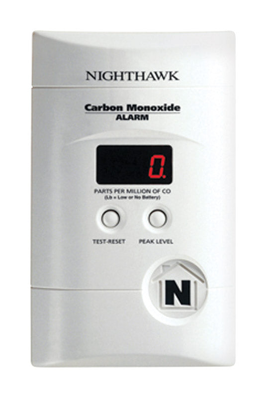 WALTER KIDDE PORTABLE EQUIPMENT INC, Kidde Nighthawk Plug-In w/Battery Back-up Electrochemical Carbon Monoxide Detector