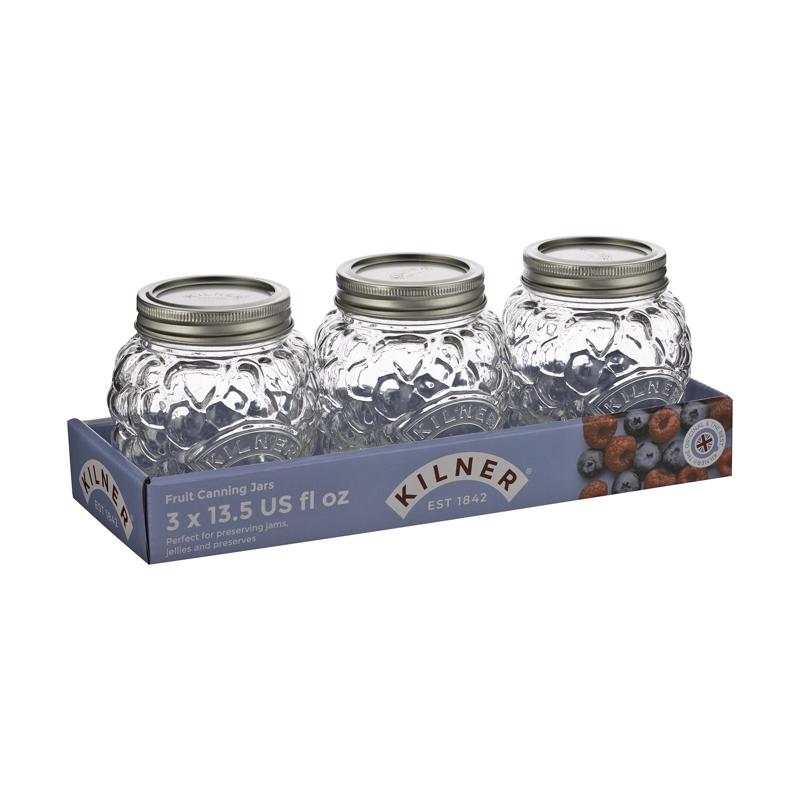 RAYWARE LIMITED, Kilner Berry Regular Mouth Preserve Jar 13.5 oz 3 pk (Pack of 4)