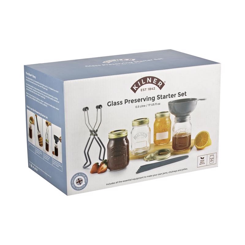 RAYWARE LIMITED, Kilner Regular Mouth Preserving Starter Set 13.5 oz 8 pc