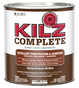 MASTERCHEM INDUSTRIES, Kilz L101314 1 Qt White Interior/Exterior Oil Based Primer, Sealer & Stainblocker (Pack of 6)