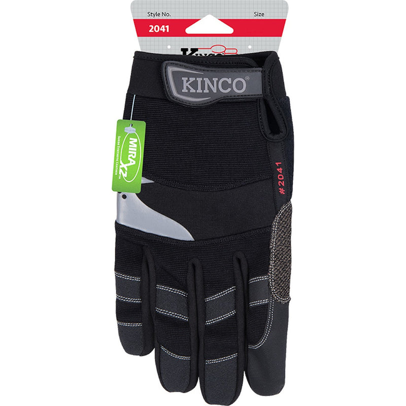 KINCO LLC, Kinco General Men's Indoor/Outdoor Padded Work Gloves Black M 1 pair