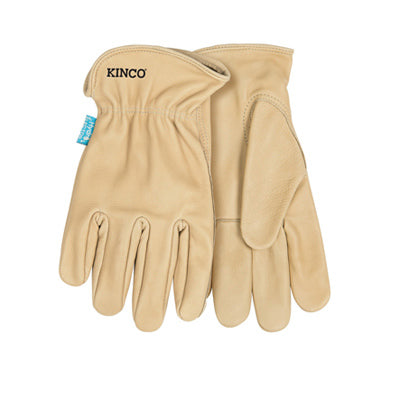 KINCO LLC, Kinco Hydroflector Men's Indoor/Outdoor Premium Grain Driver Gloves Tan XL 1 pair