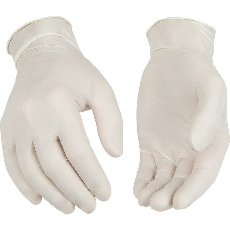 KINCO LLC, Kinco Latex Disposable Gloves Large White Powdered 50 pk