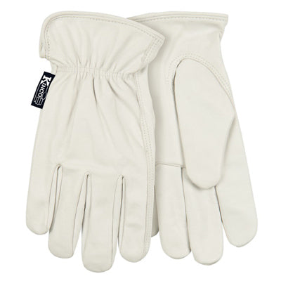 KINCO LLC, Kinco Men's Indoor/Outdoor Pearl Driver Gloves White L 1 pair