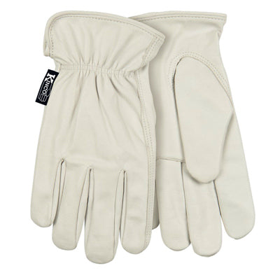 KINCO LLC, Kinco Men's Indoor/Outdoor Pearl Driver Gloves White XL 1 pair