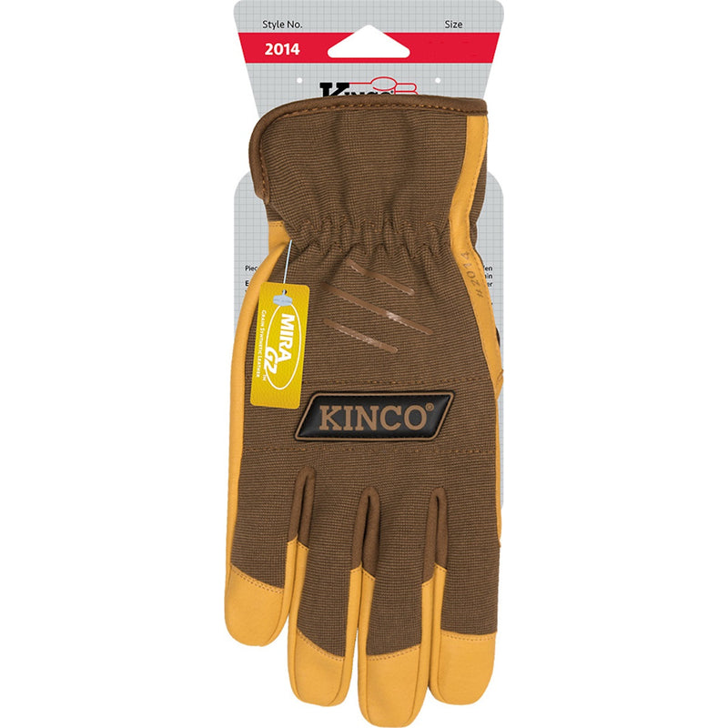 KINCO LLC, Kinco Men's Indoor/Outdoor Work Gloves Brown M 1 pair