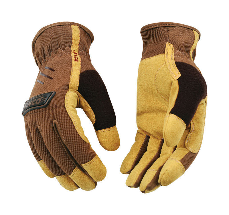 KINCO LLC, Kinco Men's Outdoor Driver Gloves Brown XL 1 pair