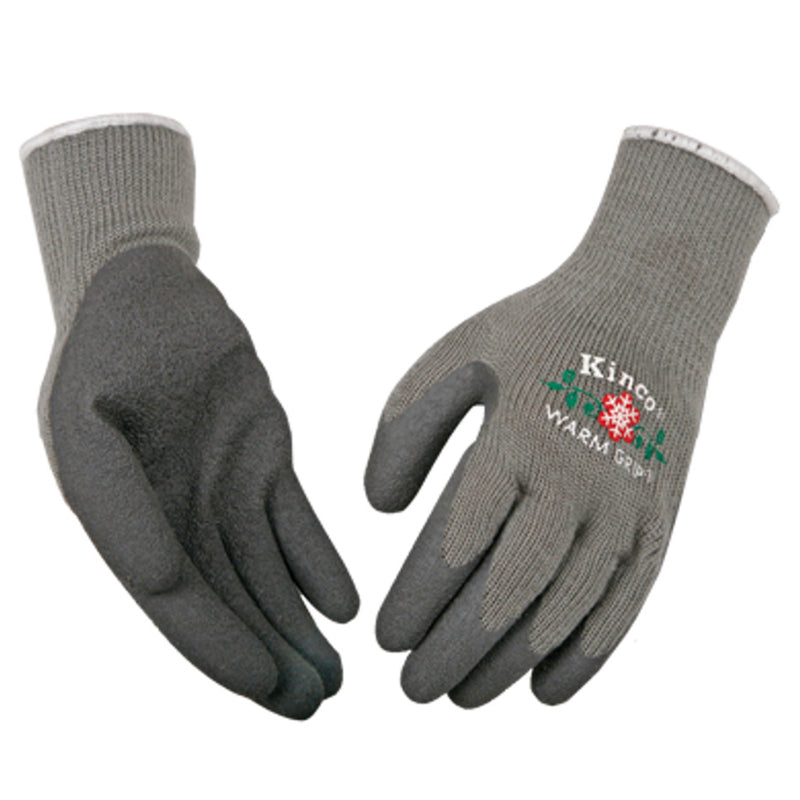 KINCO LLC, Kinco Warm Grip S Latex Coated Thermal Gray Dipped Gloves