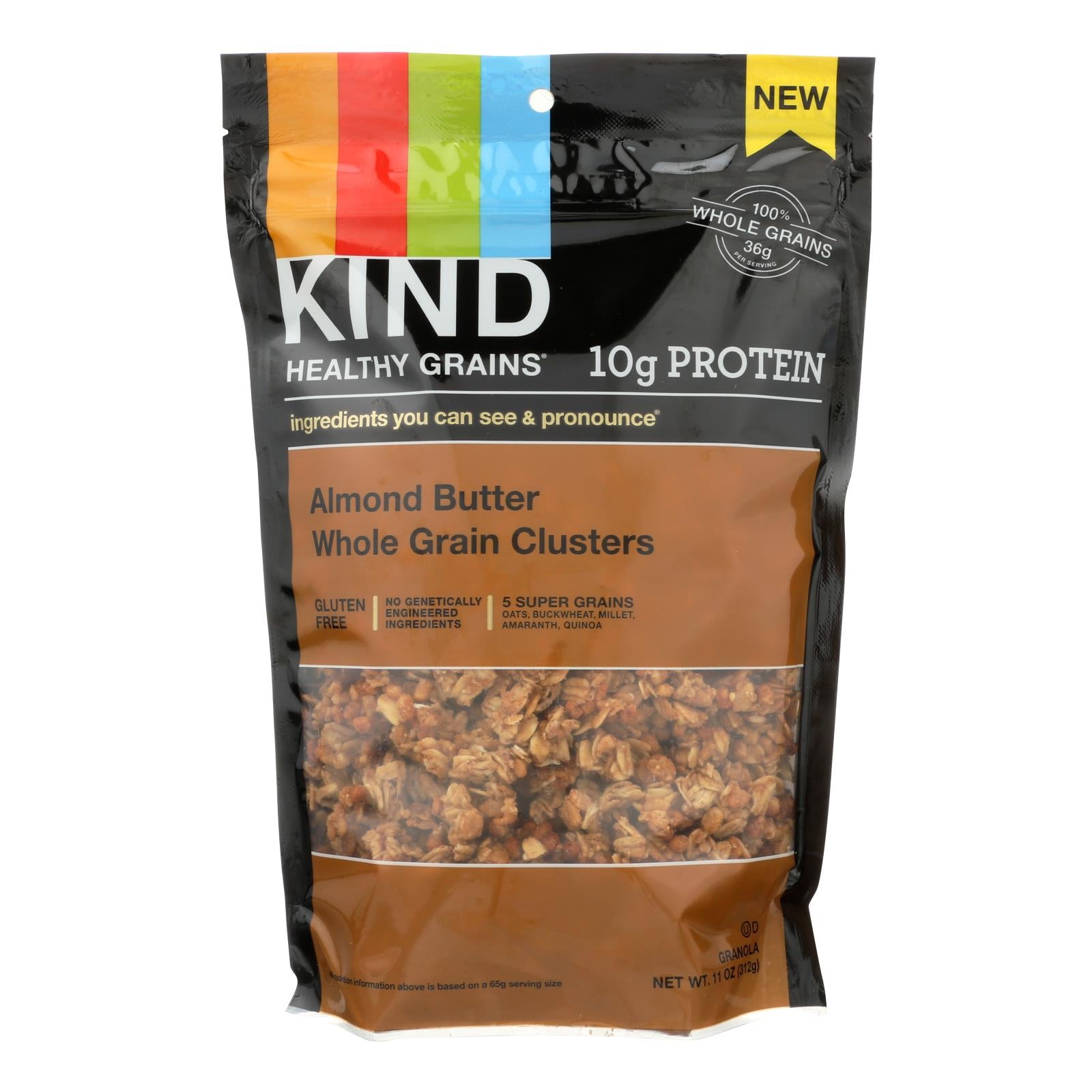 Kind, Kind Almond Butter Whole Grain Clusters - Case of 6 - 11 OZ (Pack of 6)