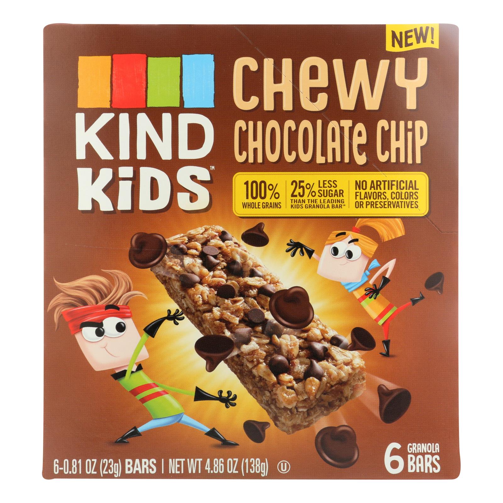 Kind, Kind - Bar Chewy Chocolate Chip - Case of 8 - 6/.81 OZ (Pack of 8)