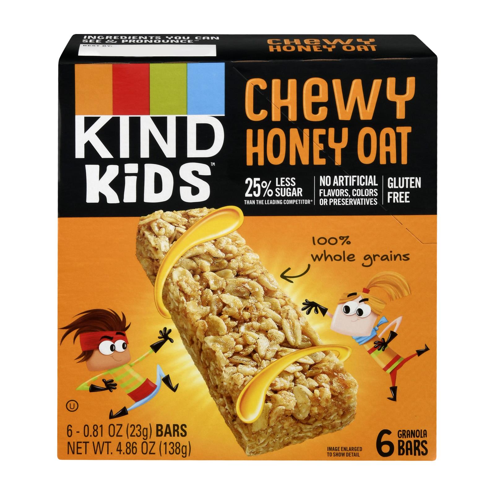 Kind, Kind - Bar Chewy Honey Oat - Case of 8 - 6/.81 OZ (Pack of 8)