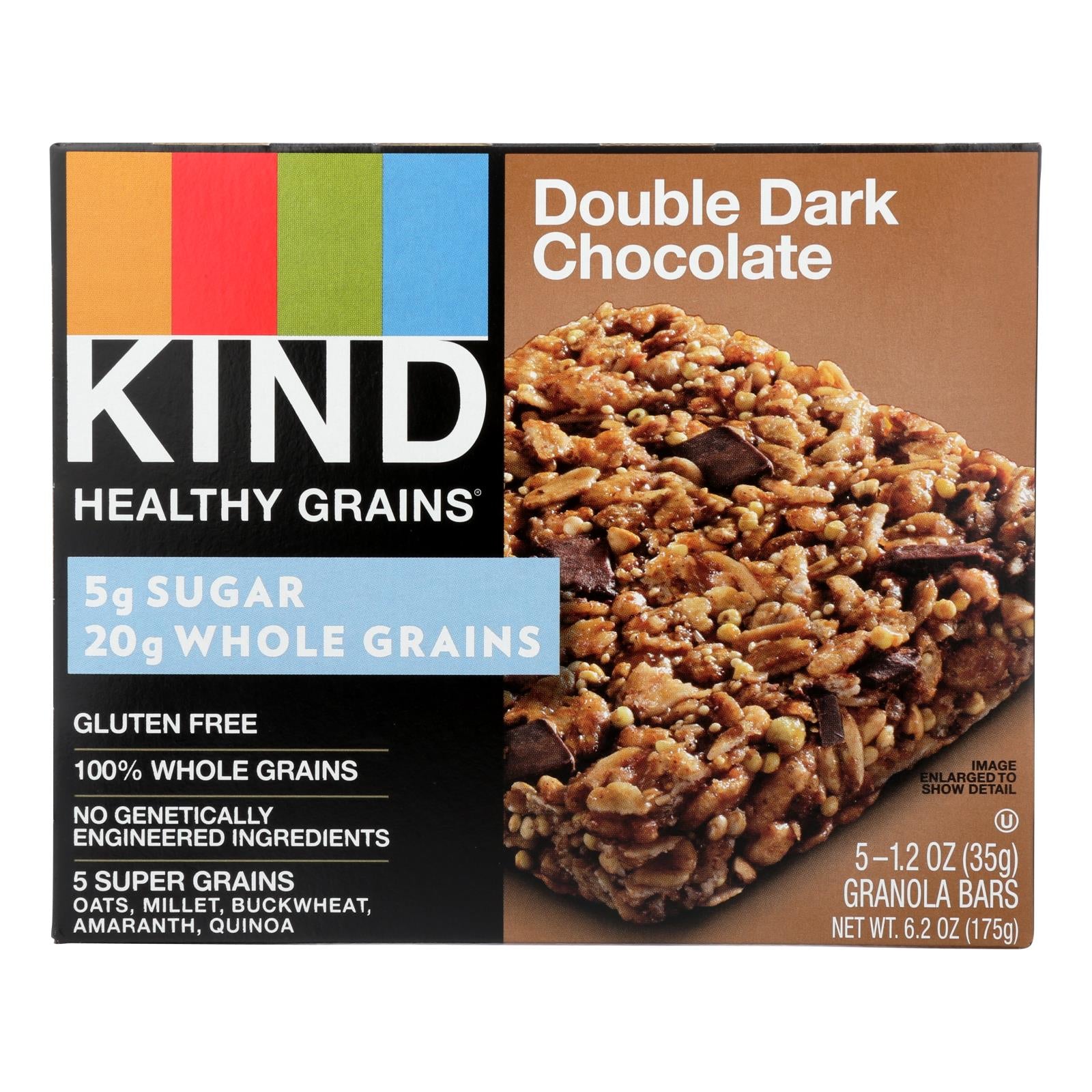 Kind, Kind Bar - Double Dark Chocolate - Case of 8 - 5/1.2 oz (Pack of 8)