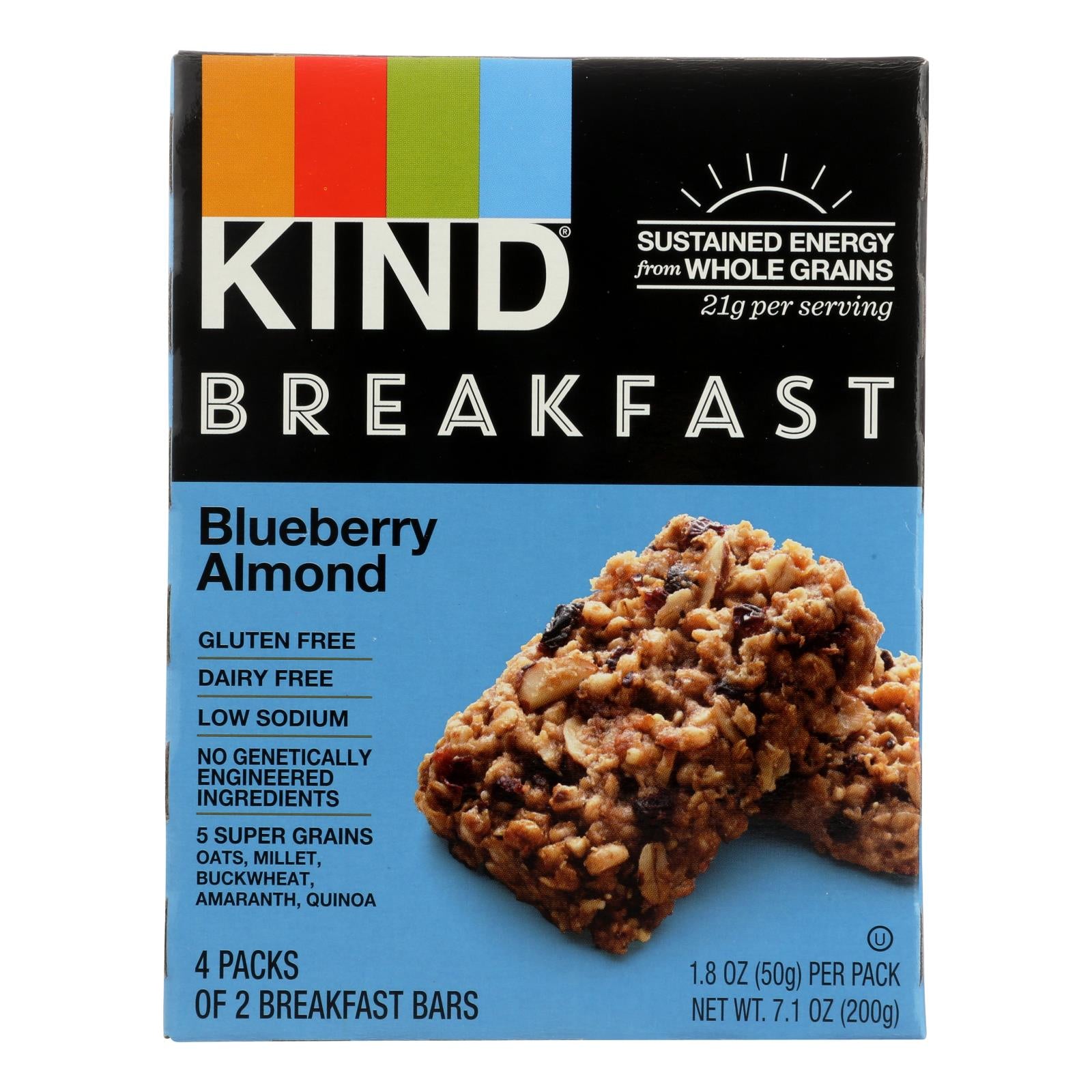 Kind, Kind Blueberry Almond - Case of 8 - 1.8 oz. (Pack of 8)