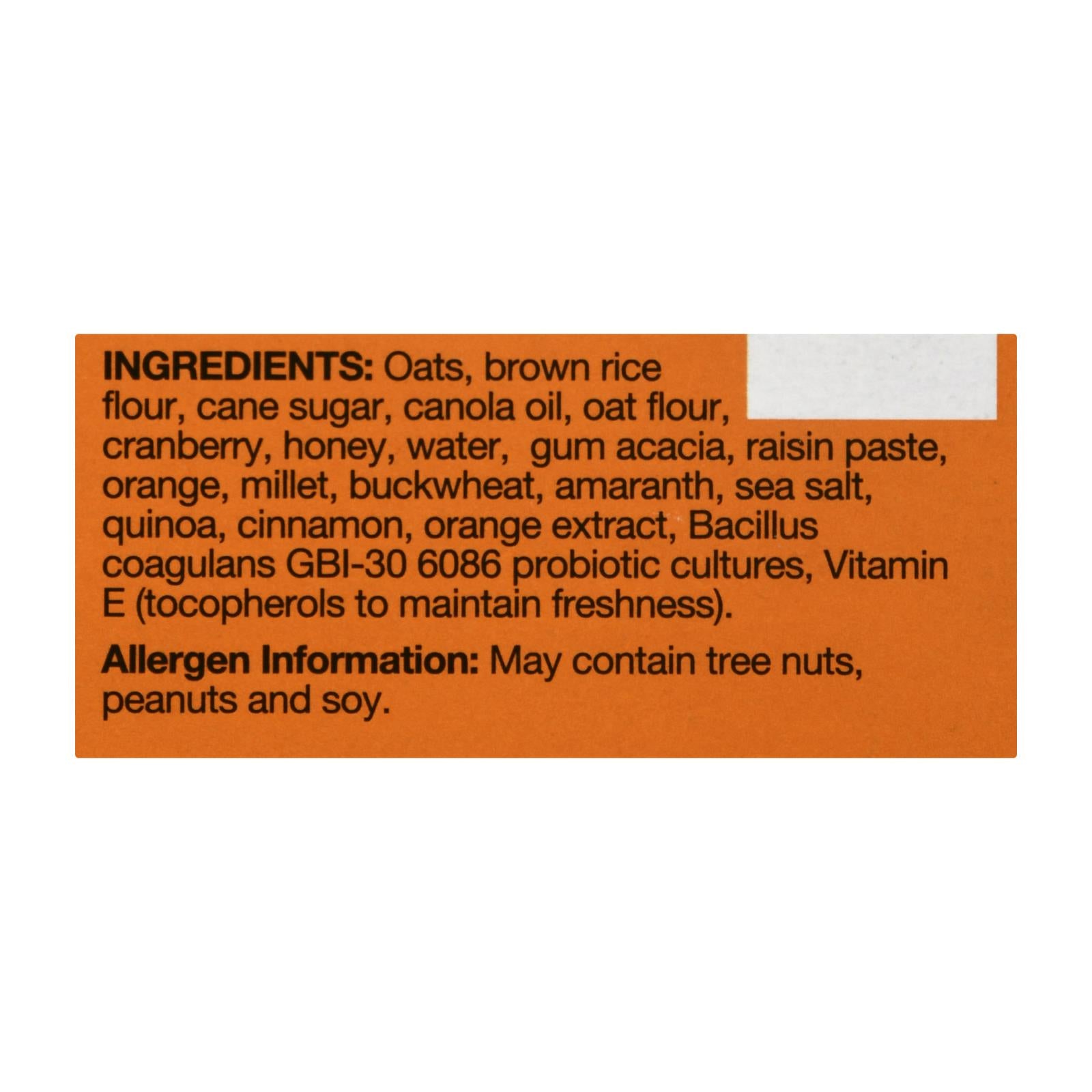 Kind, Kind - Breakfast Br Prob Orange Cnbry - Case of 8 - 4/1.76OZ (Pack of 8)