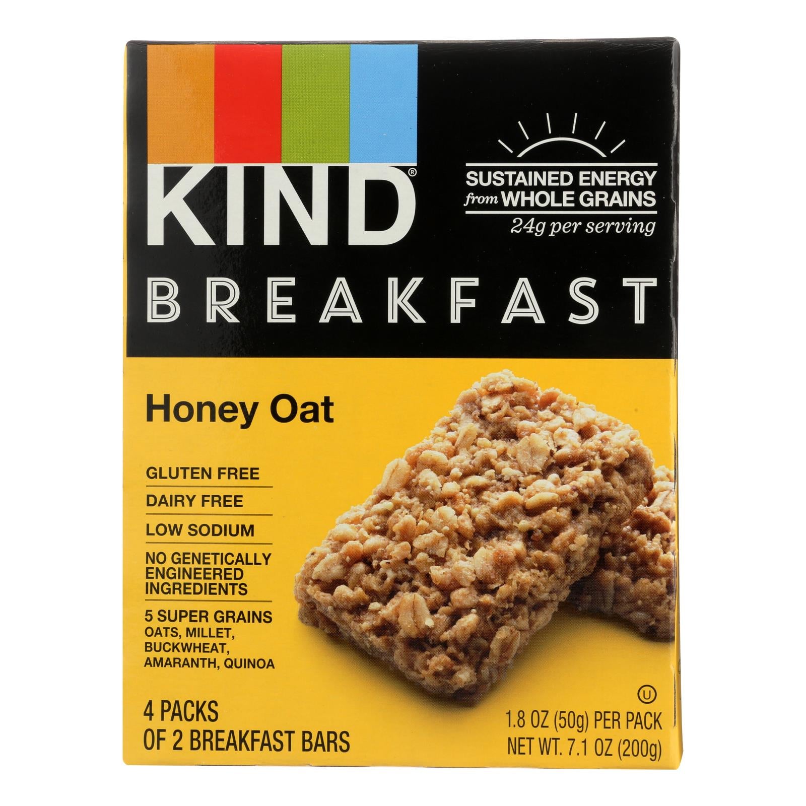 Kind, Kind Honey Oat - Case of 8 - 1.8 oz. (Pack of 8)