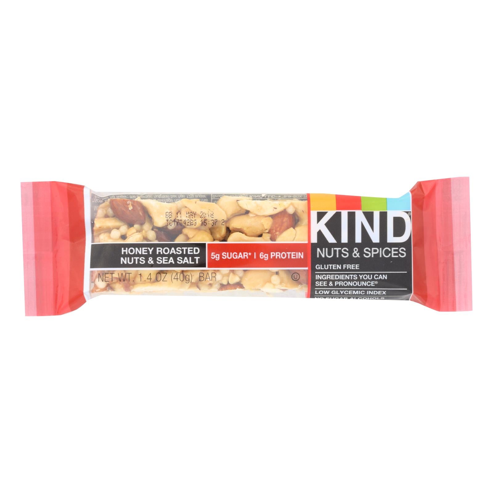 Kind, Kind Honey Roasted Nuts and Sea Salt - Case of 12 - 1.4 oz. (Pack of 12)