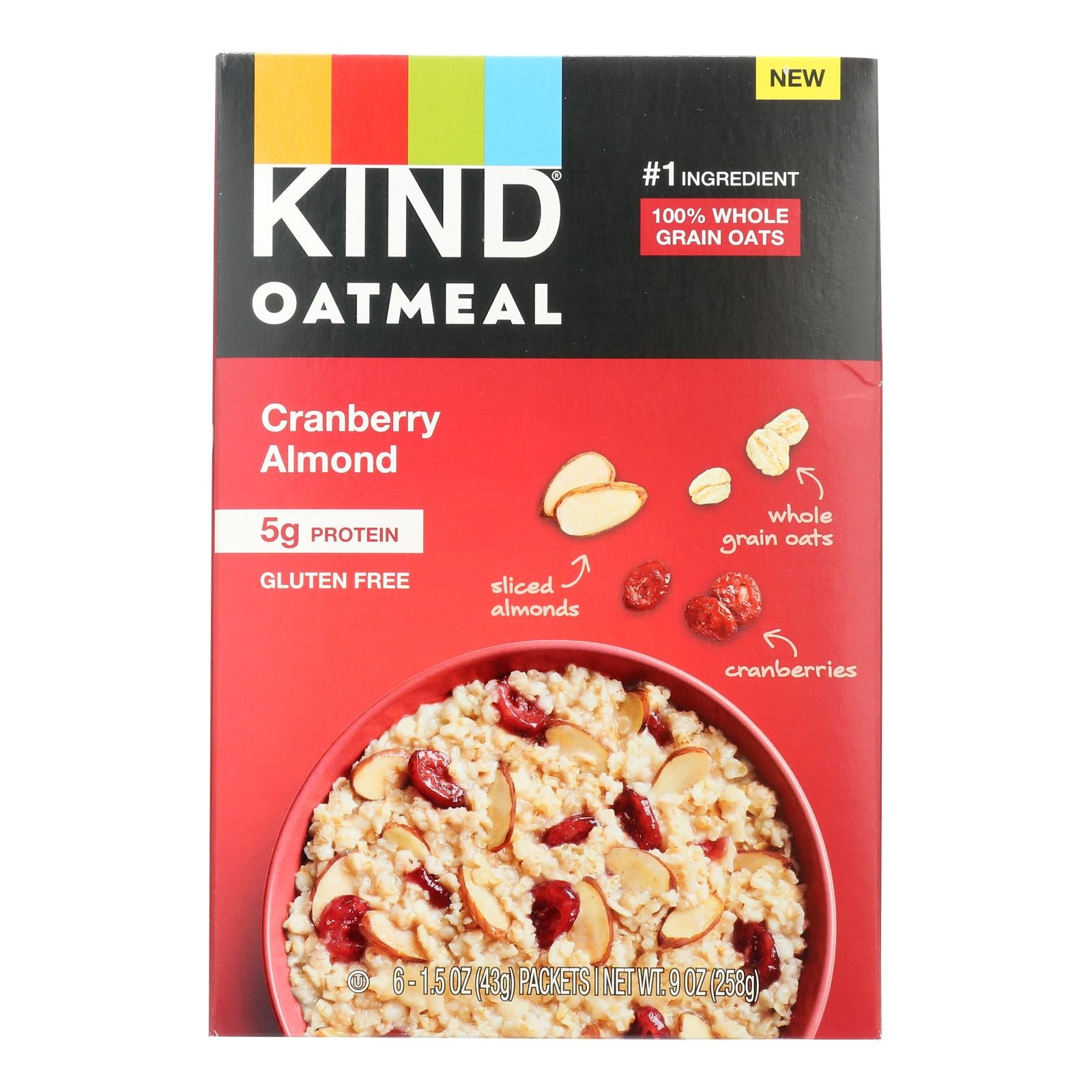 Kind, Kind - Oatmeal Cranberry Almond - Case of 5 - 6 CT (Pack of 5)