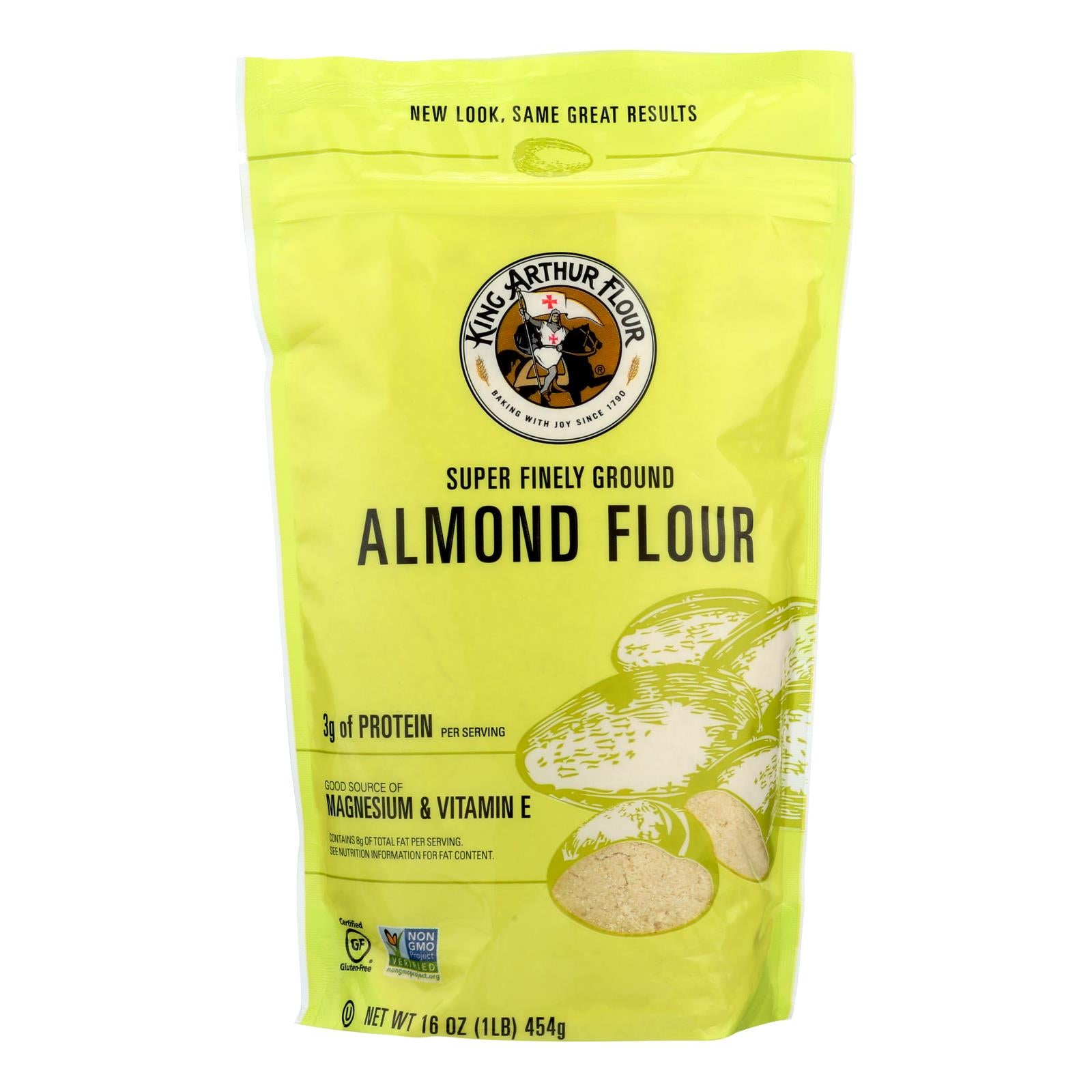 King Arthur, King Arthur Almond Flour - Gluten Free - 16 oz - case of 4 (Pack of 4)