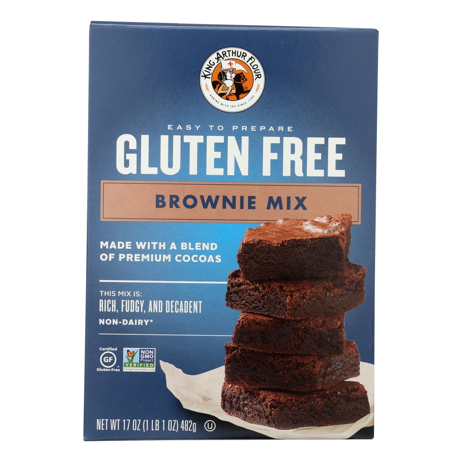 King Arthur, King Arthur Brownie Mix - Case of 6 - 17 oz. (Pack of 6)