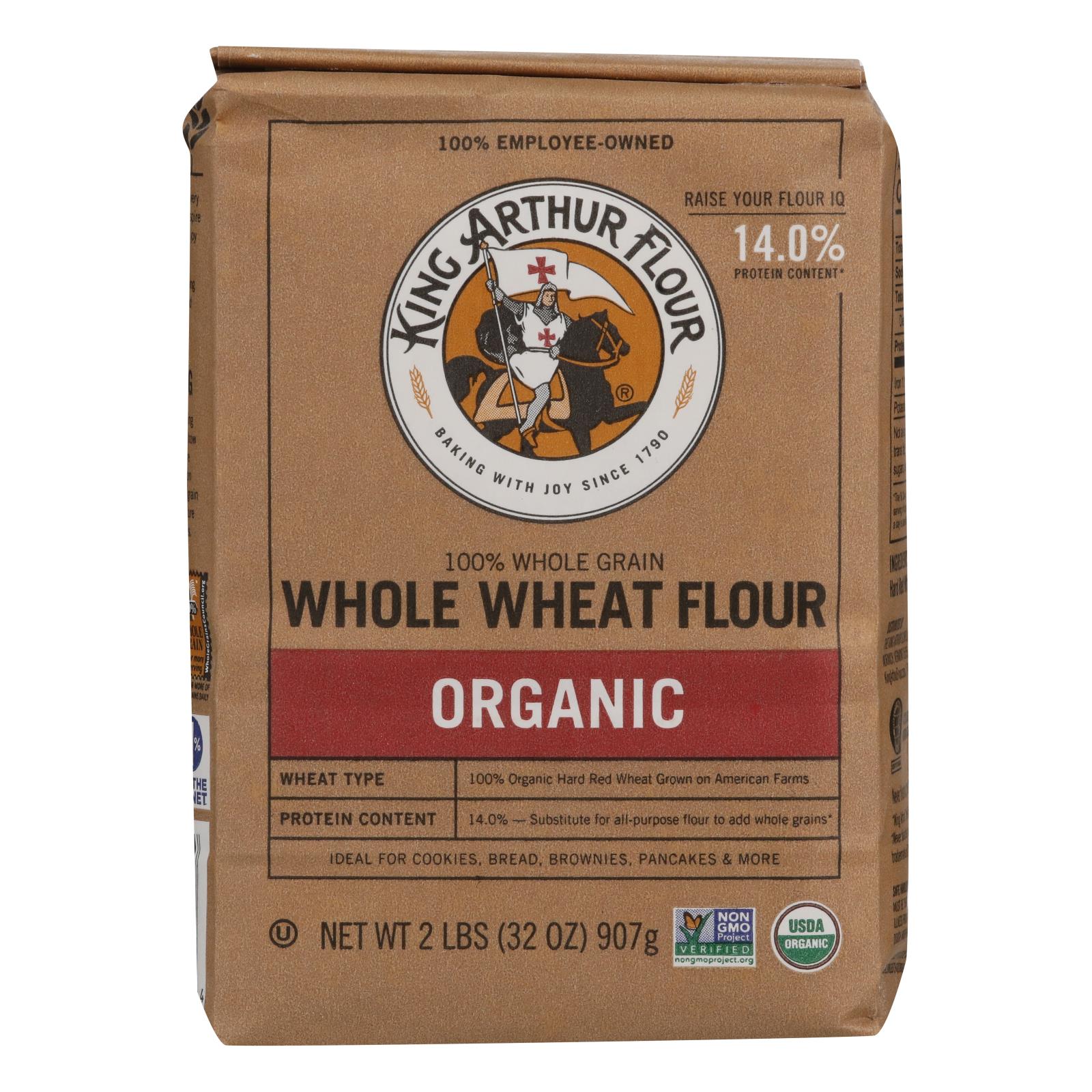 King Arthur, King Arthur Whole Wheat Flour - Case of 12 - 2 (Pack of 12)