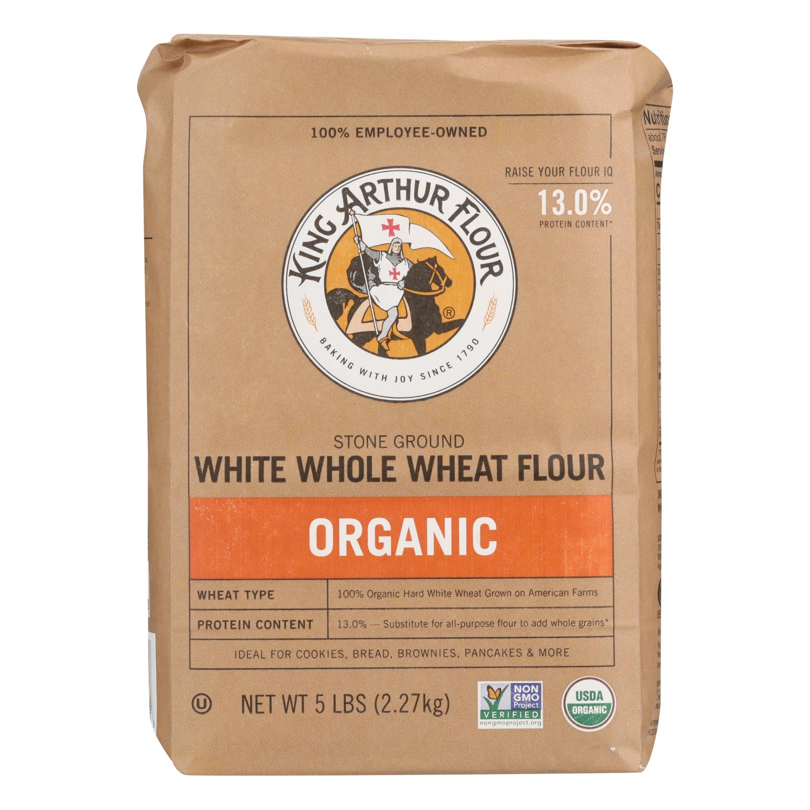 King Arthur, King Arthur Whole Wheat Flour - Case of 6 - 5 (Pack of 6)